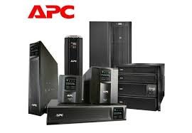 APC uninterruptible power supply providing reliable battery backup and surge protection for computers and networking equipment.