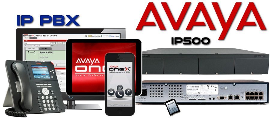 Avaya IP500 IP Office system used for business telephony and unified communication in office environments