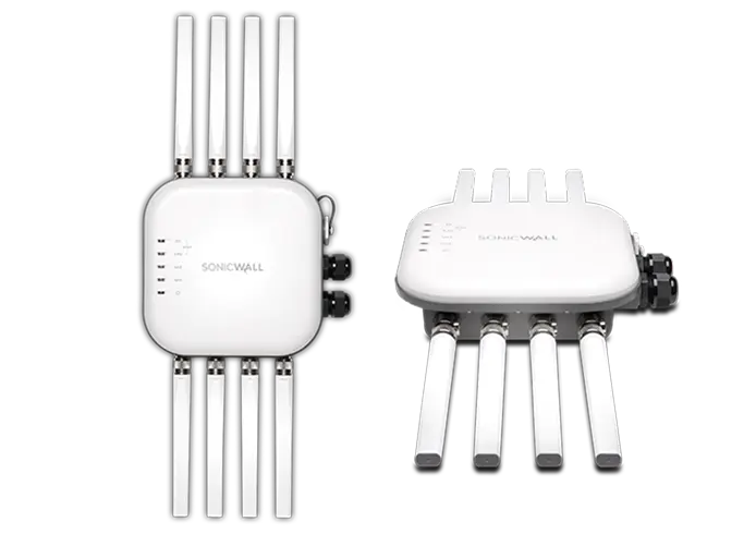 SonicWall outdoor wireless access points by Tasmeem providing secure and reliable long-range Wi-Fi connectivity