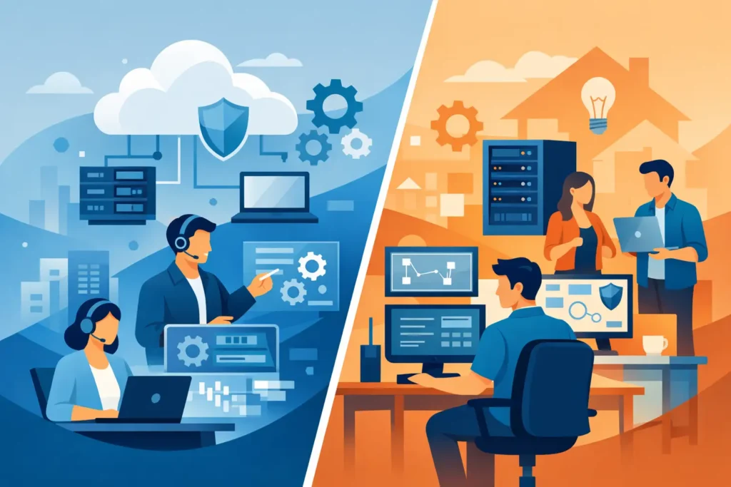 Managed IT Services vs In-House IT