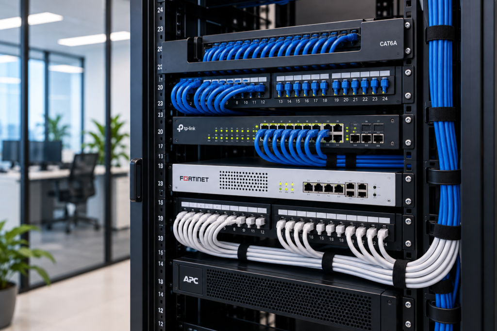 structured cabling infrastructure for modern business network