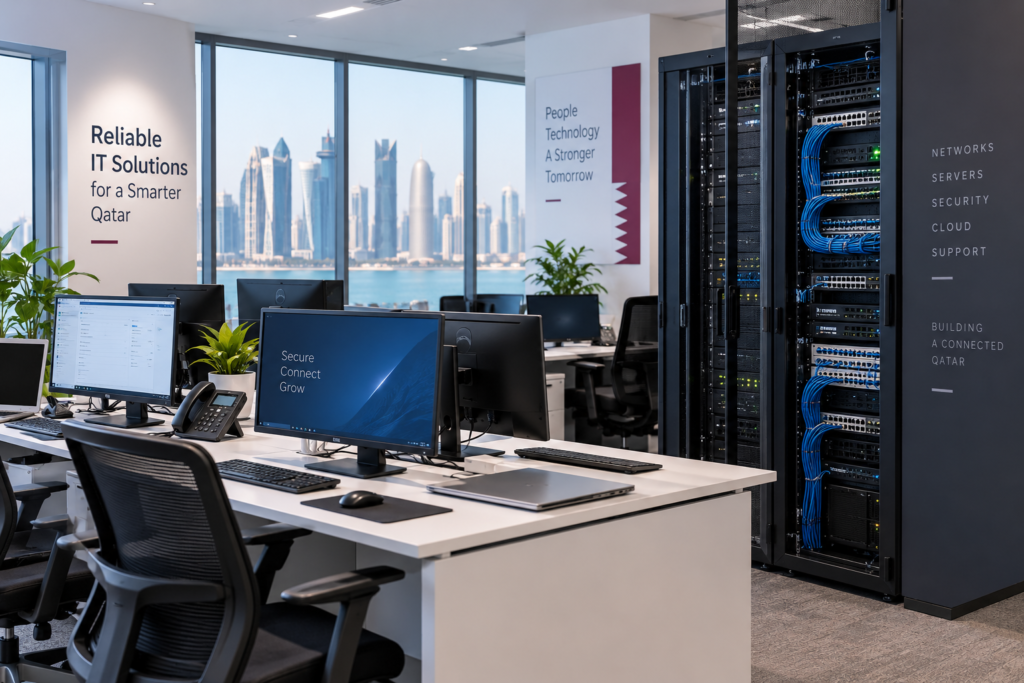 Reliable IT infrastructure setup for a business in Qatar