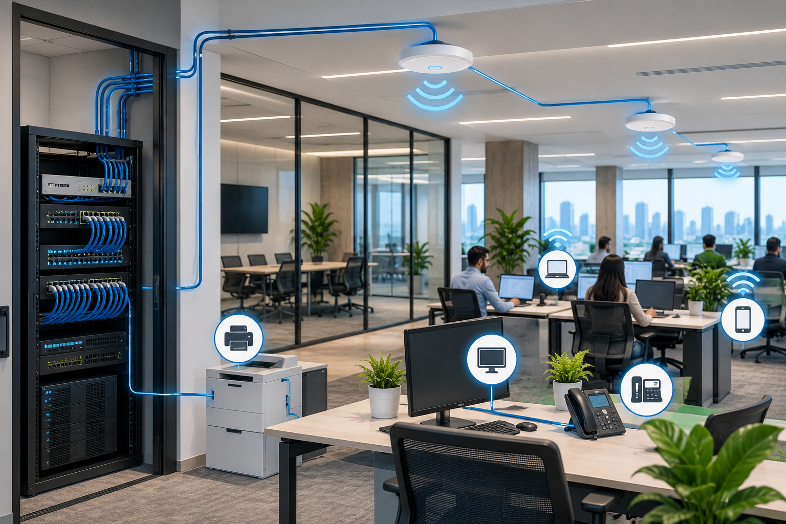 Structured Cabling vs. Wireless Networking