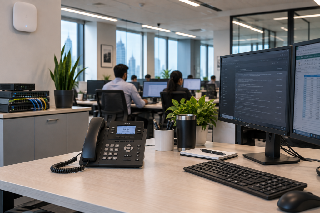  IP telephony system for modern business communication