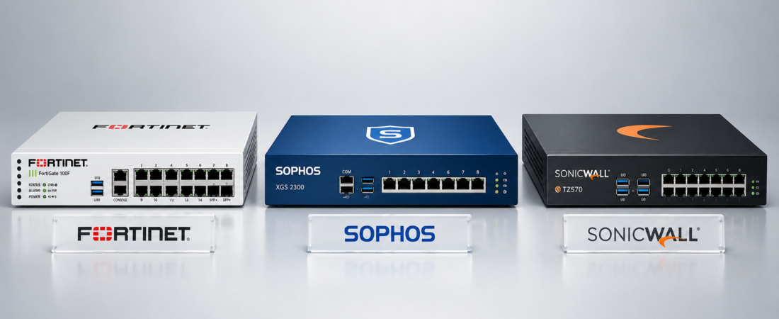  Fortinet vs Sophos vs SonicWall
