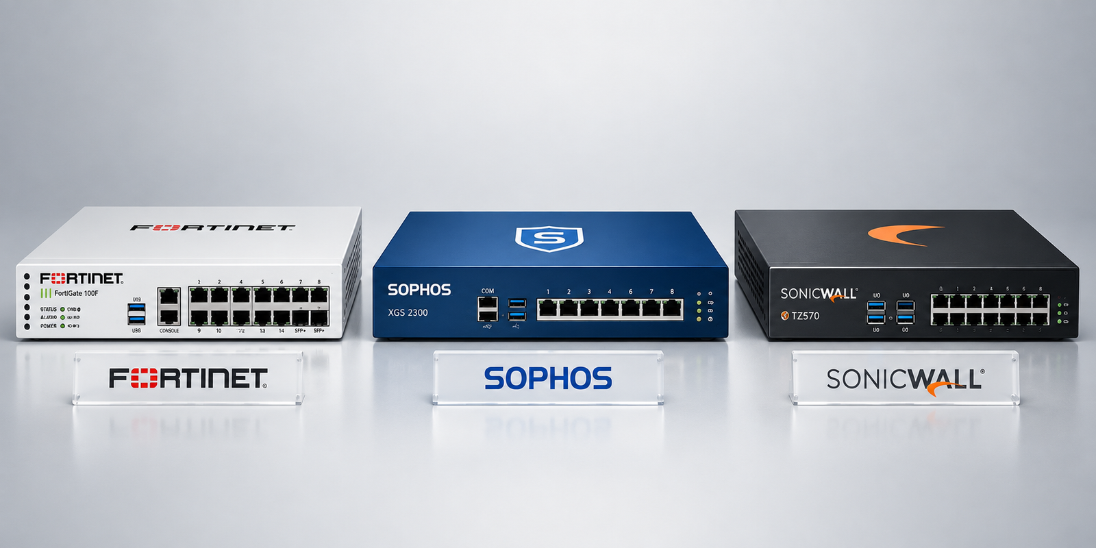  Fortinet vs Sophos vs SonicWall